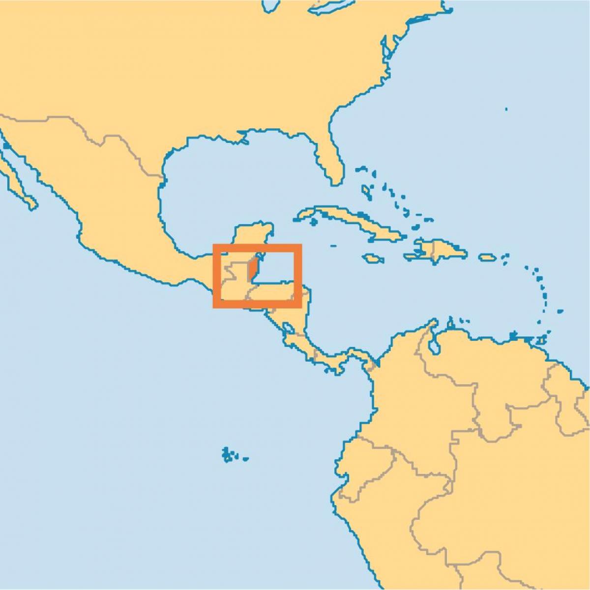 Belize lokasyon sa mapa ng mundo