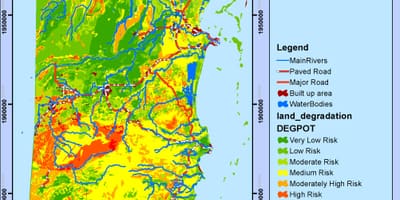 Mapa ng Belize klima