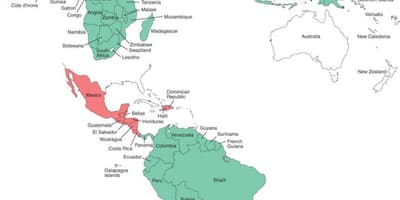 Mapa ng Belize malarya 