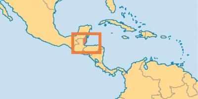 Belize lokasyon sa mapa ng mundo