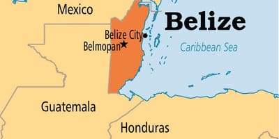 Mapa ng belmopan Belize
