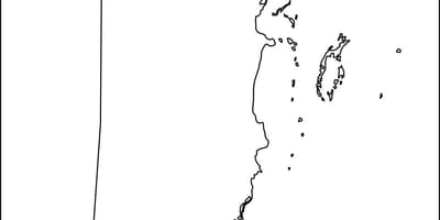 Mapa ng blangko Belize